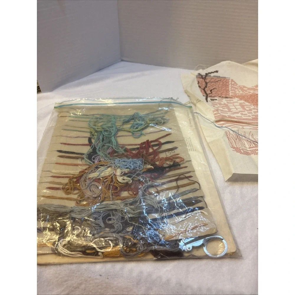 Needles 'n Hoops Pre-Printed Cross Stitch Kit Barnyard Goose No. 431, Country‎